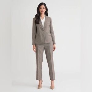 Women's Houndstooth Equestrian Style Set